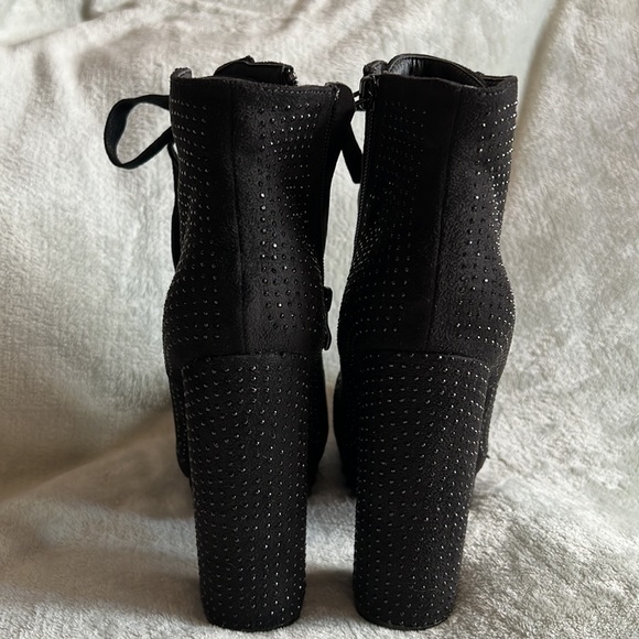 Black sparkly booties - Picture 3 of 10